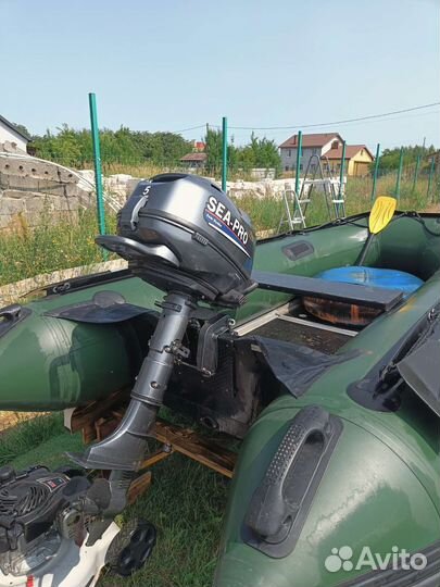 Надувная лодка с мотором бу