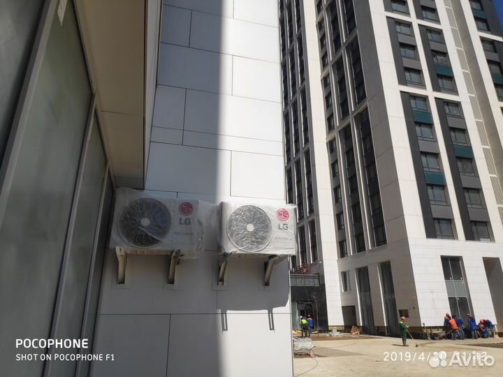 Установка кондиционеров монтаж сплит систем