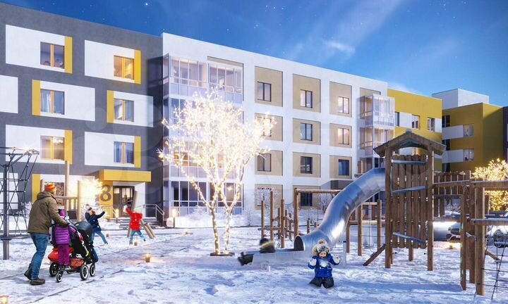 1-к. квартира, 24,5 м², 4/4 эт.