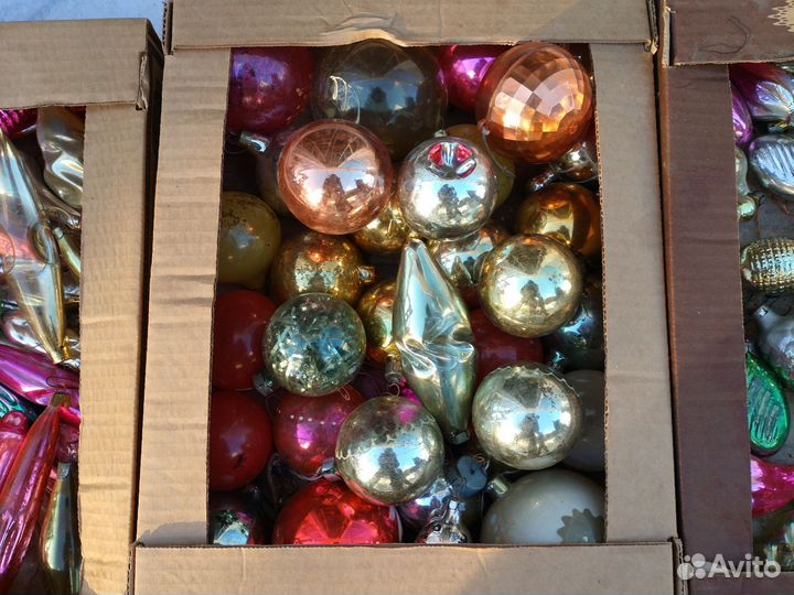 Елочные игрушки СССР