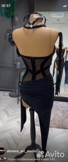 Платье для бальных танцев латина