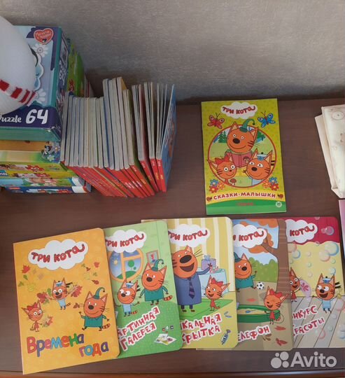 Книги для детей. Три кота. Оригиналы