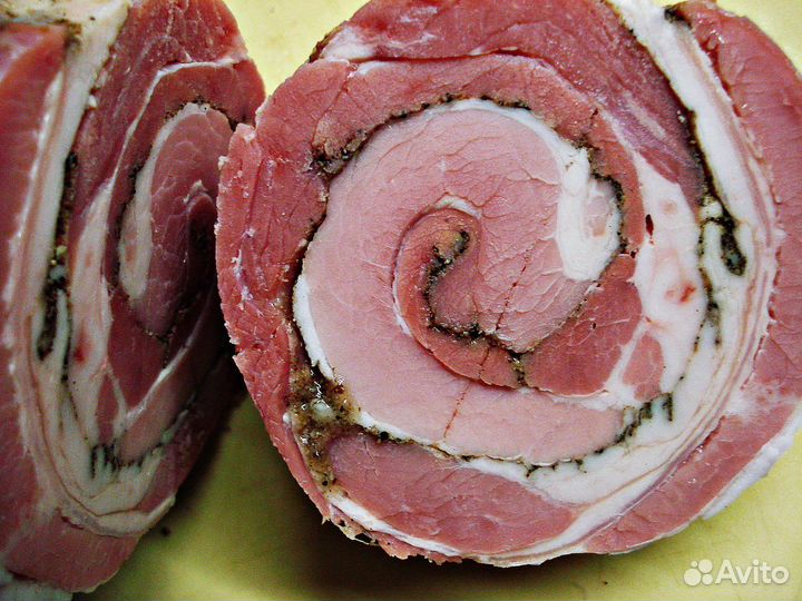 Копченая курица, грудинка,карбанат и рульки