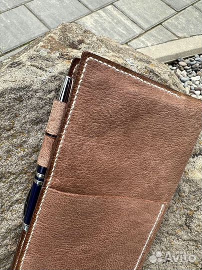 Блокнот ручной работы кожа козы