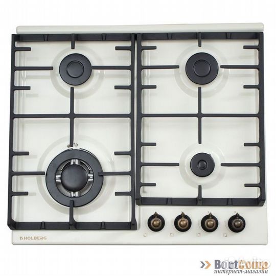 Варочная поверхность газовая holberg hgeh 64116WBE