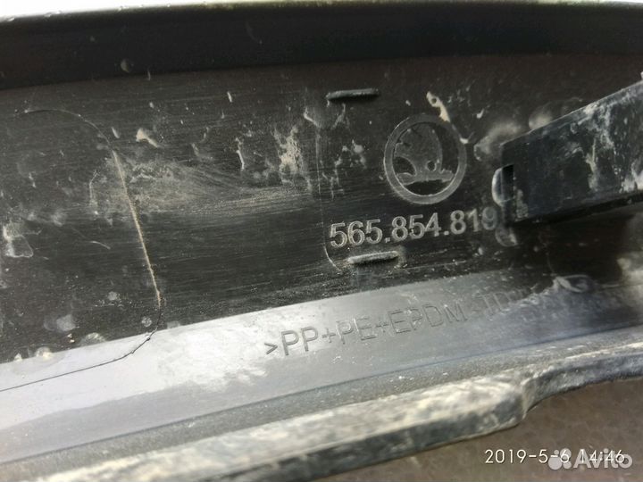 Skoda Kodiaq накладка арки зад лев