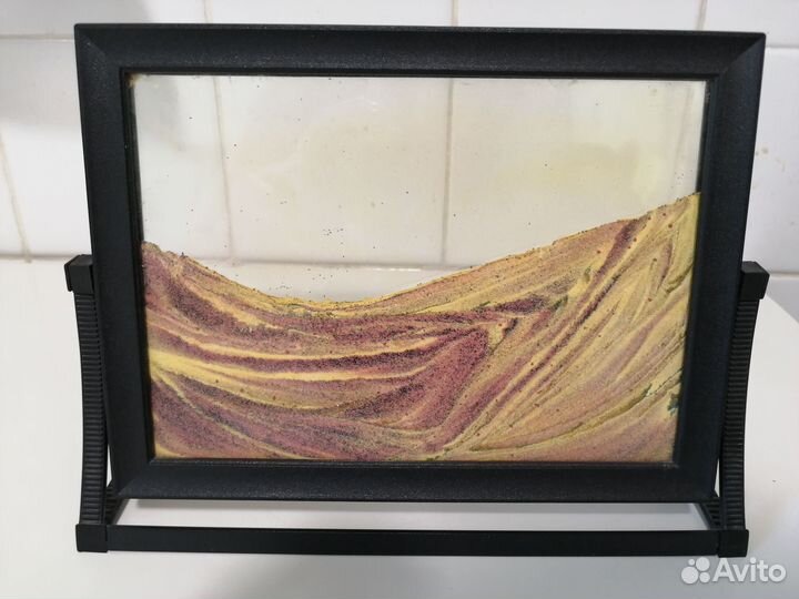 Пересыпная картина (Живые пейзажи) желтая