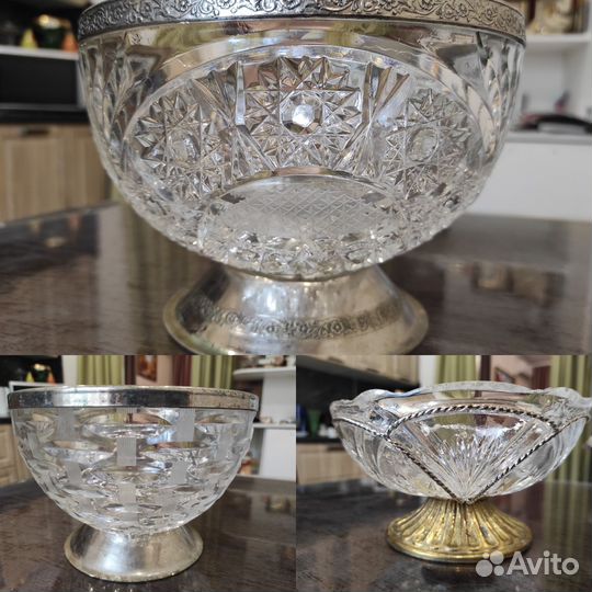Ваза хрустальная СССР