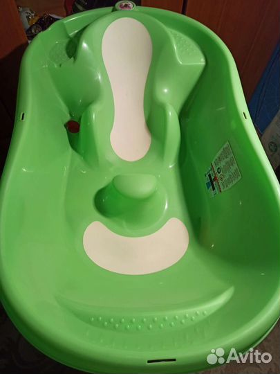 Ванночка для купания с горкой