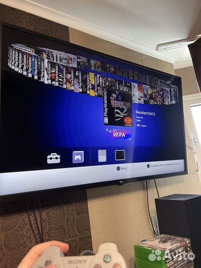 Sony playstation classic mini + прошивка/много игр