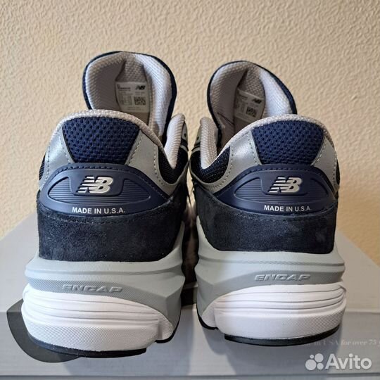 9-13 New balance 990v6 made in USA. Синие