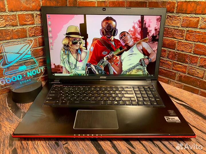 Ноутбук MSI i7 GTX 8GB SSD 17*3 Full HD