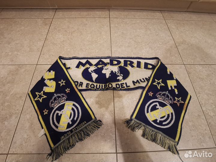 Футбольные шарфы real m, werder b, west ham, зенит