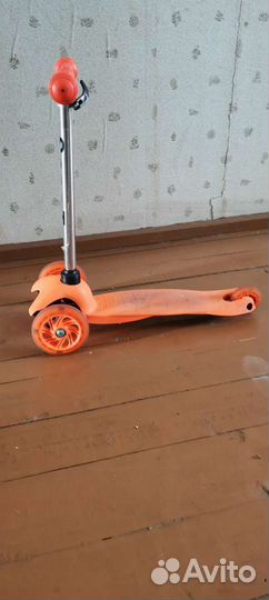 Самокат детский трехколесный бу
