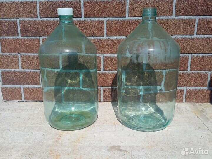 Бутылка стеклянная 20 литров