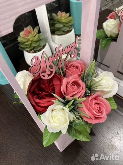 Красивый букет роз