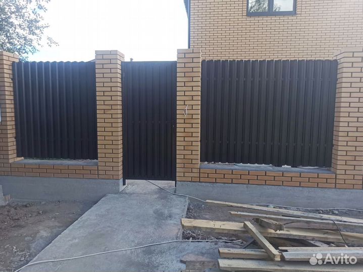 Откатные ворота под ключ