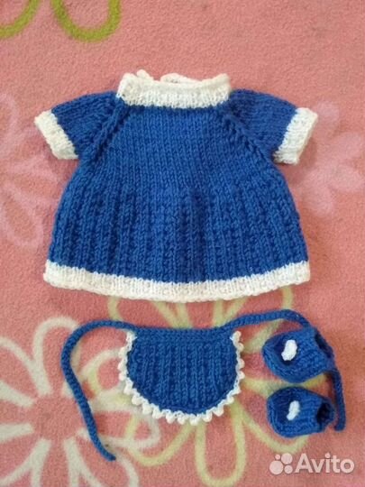 Вязаная одежда для кукол 25см