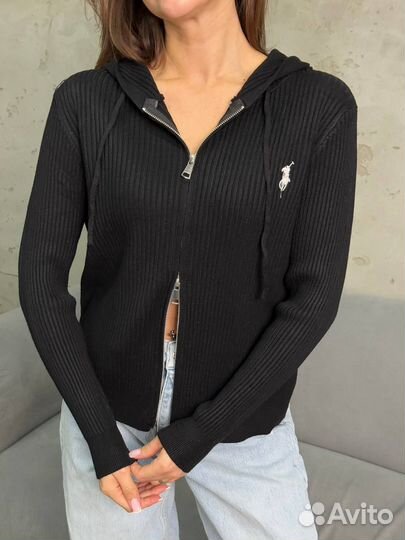 Кофта с двойной молнией