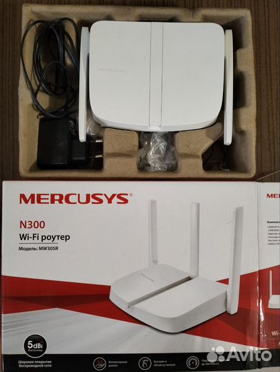 Wifi роутер mercusys N300