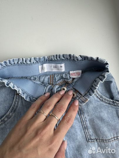 Брюки джинсовые Zara 98