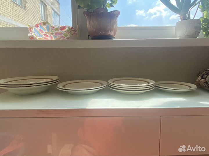 Тарелки сервиза зик СССР