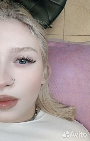 Наращивание ресниц аниме быстро