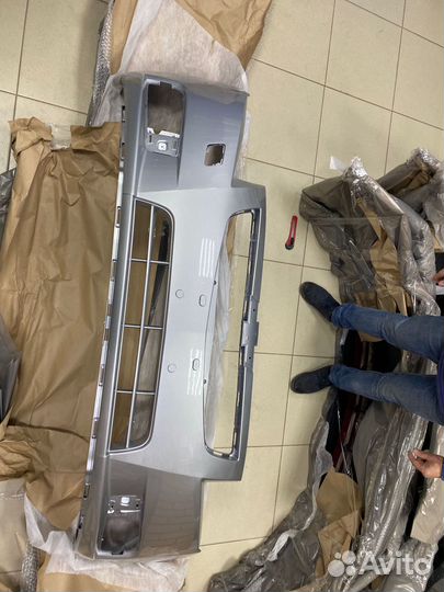 Бампер Chevrolet Cruze цвет GAN silver ICE