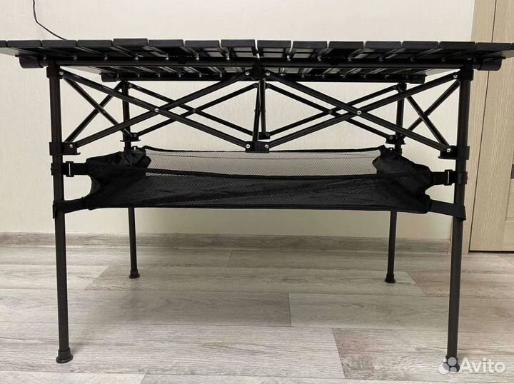 Складной туристический стол реечный