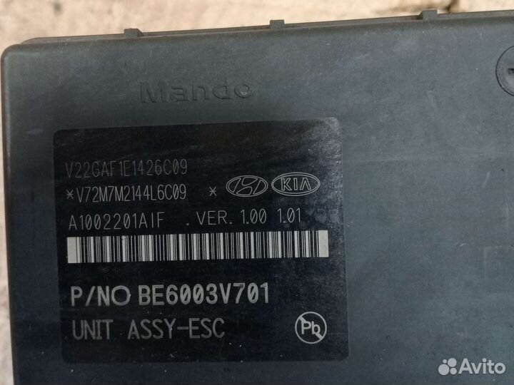 Блок абс Hyundai Solaris 2 Kia Rio 4