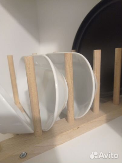 Овальное фарфоровое блюдо Икеа