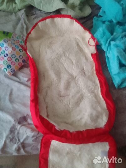 Меховой конверт для детей в коляску