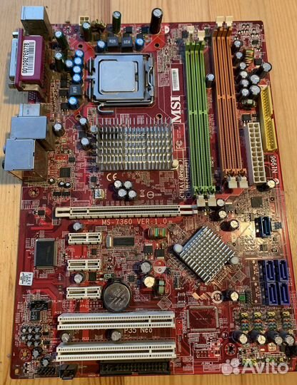 Материнская плата msi p35 neo ms-7360 ver 1.0 s775