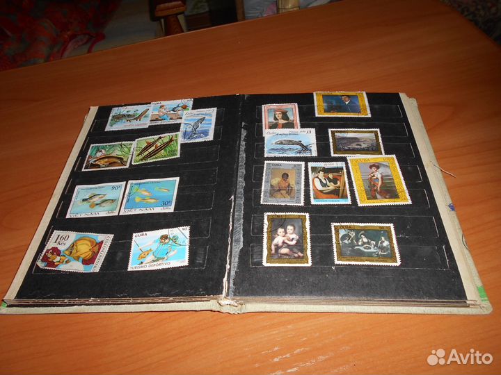 Марки разных стран (Куба, Польша, Монголия и др.)