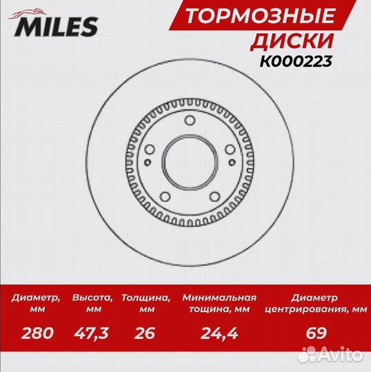 Диски тормозные