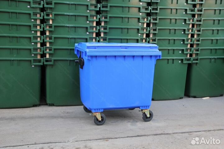 Бак пластиковый мусорный 1100л 1.1-1289