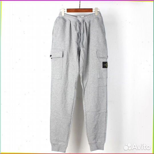 Широкие брюки карго Stone Island (Артикул товара: 56627)