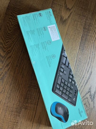 Беспроводная клавиатура и мышь logitech