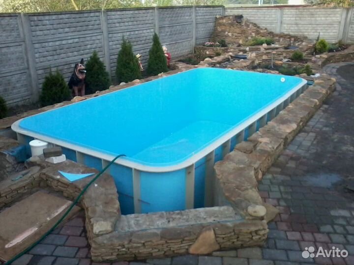 Бассейн из полипропилена 6.0 х 3.5