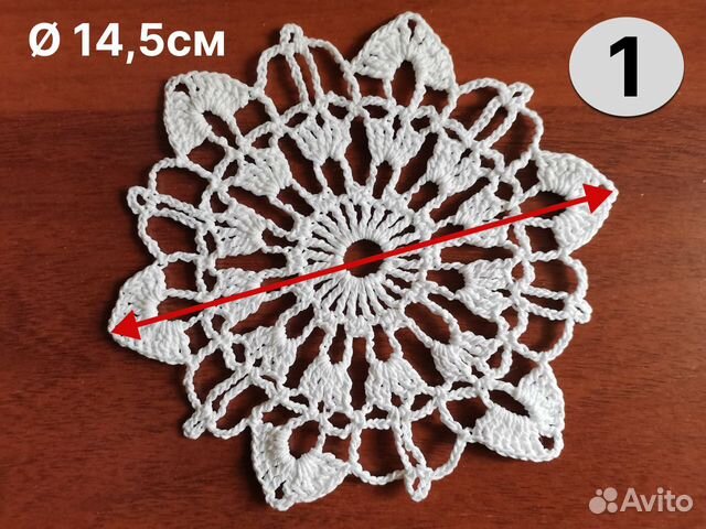 Снежинки крючком