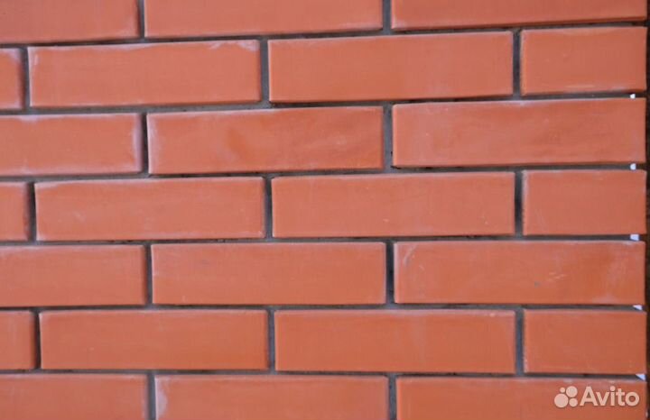 Кирпич облицовочный Красный Гладкий нф 1,0