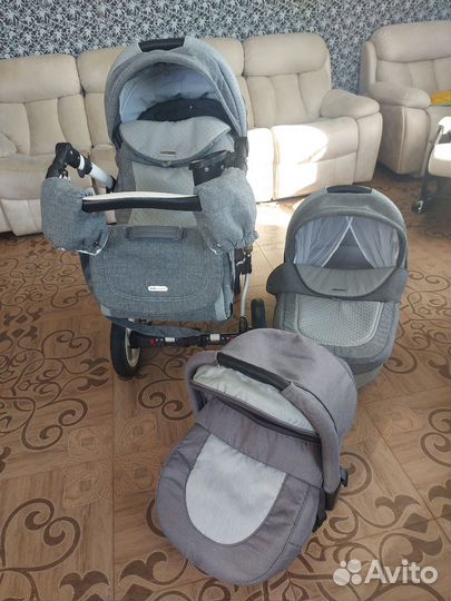 Коляска 3 в 1 bebe mobile