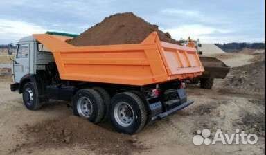 Песок щебень отсев гпс доставка