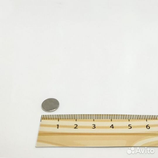 Неодимовый магнит 10х1 мм (диск)