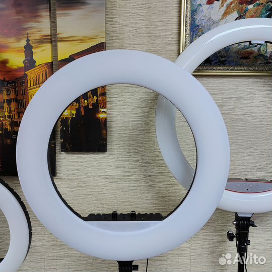 Кольцевые лампы 26-56см Штатив в подарок