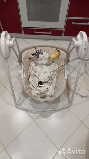 Детские электронные качели для новорожденных