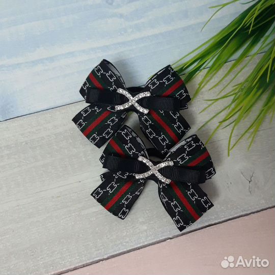 Бантики, резиночки, заколки ручной работы