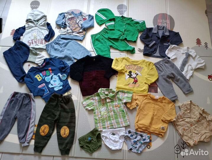 Вещи пакетом на мальчика 6-9 месяцев