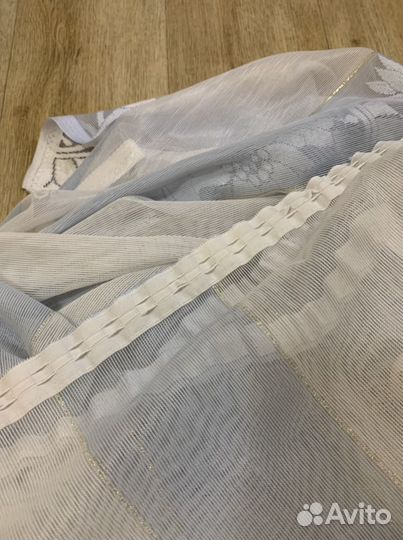 Тюль 2шт(ш-3м,д-2,1), (ш-2,85,д-1,90)