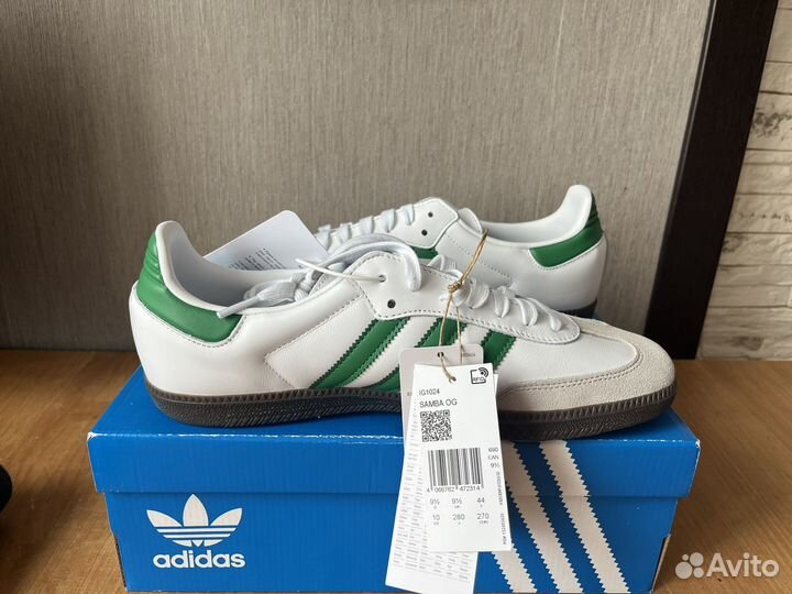 Кроссовки Adidas samba OG green